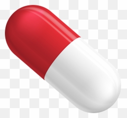 Medicine Capsule Clipart - Cartoon Pill Transparent Background Emoji,Pill Emoji