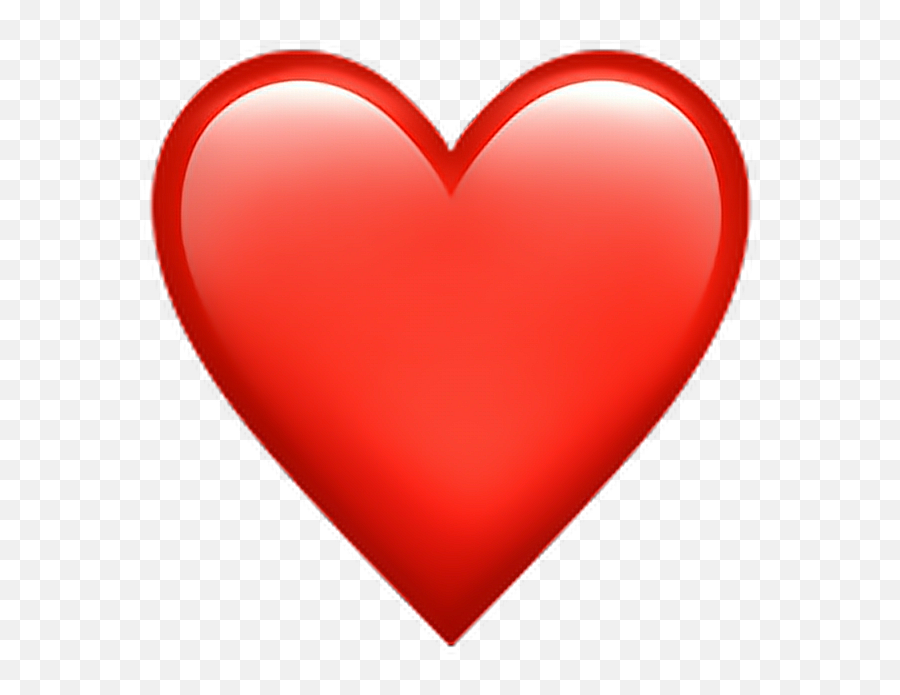 Red Heart - Transparent Background Red Heart Emoji,Black Ok Emoji
