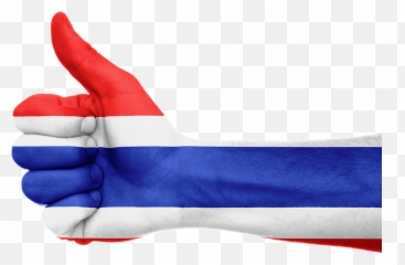 Thailand Flag Hand - National Png Emoji