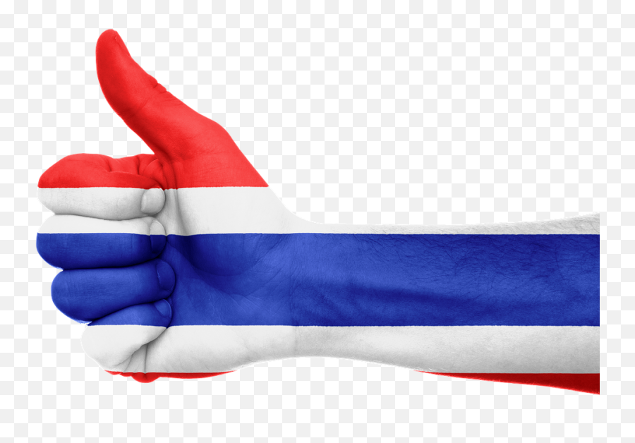 Thailand Flag Hand - National Flag Thailand Png Emoji,Thai Flag Emoji