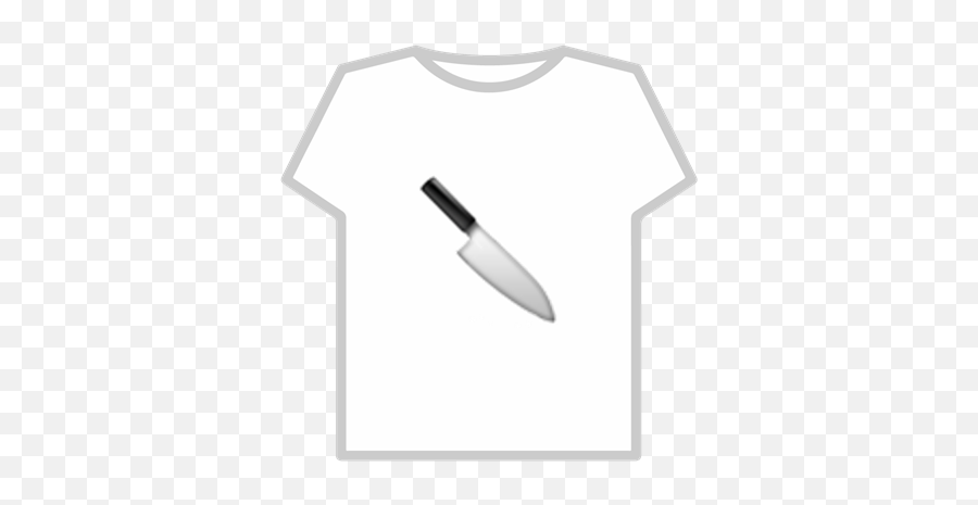 Knife Emoji - Roblox Face T Shirt,Knife Emoji