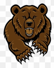 Face Clipart Brown Bear Face Brown - Grizzly Bear Clipart Emoji,Bear Face Emoji