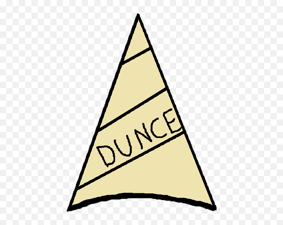 Dunce Hat Png Picture - Dunce Cap Transparent Background Emoji,Dunce Emoji