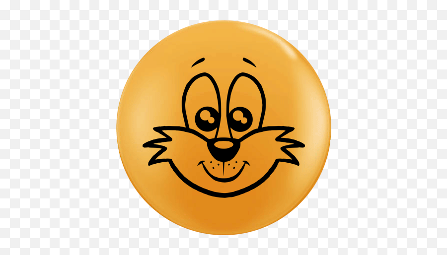 Qualatex 5 Inch Round Top - Circle Emoji,Fox Emoticon