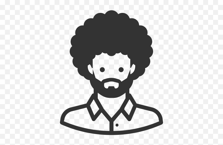 The Best Free Afro Icon Images - Avatar Icon Man Beard Emoji,Beard Emoji