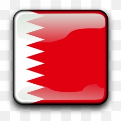 Bahrain Vector Flag Button - Bendera Png Emoji