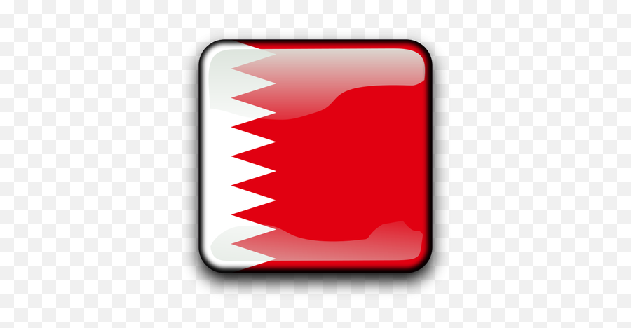 Bahrain Vector Flag Button - Bendera Bahrain Png Emoji,Bosnian Flag Emoji