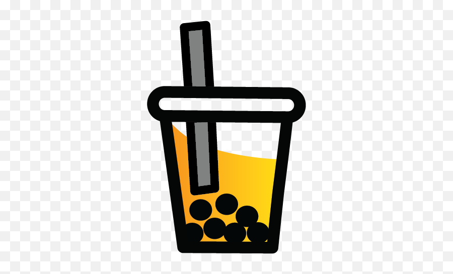 Bubble Tea Catering Mango Tea Clipart - Milk Tea Logo Png Emoji,Emoji Hangover