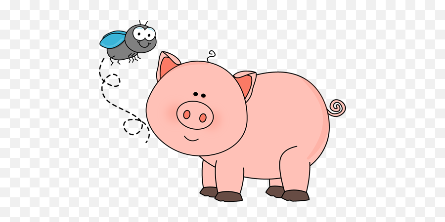 Free Pig Cartoon Characters Download - Farm Pig Clipart Png Emoji,Flying Pig Emoji