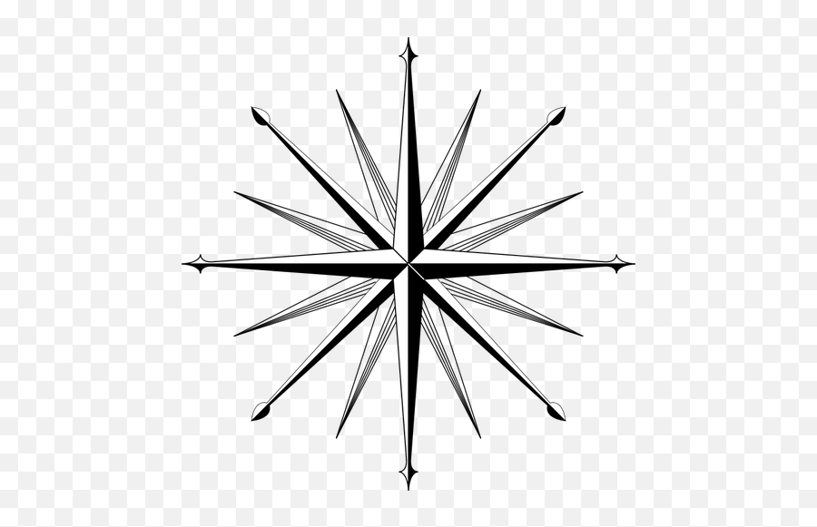Compass Rose Vector Image - Compass Rose Rose Of The Winds Png Emoji,Great Britain Flag Emoji