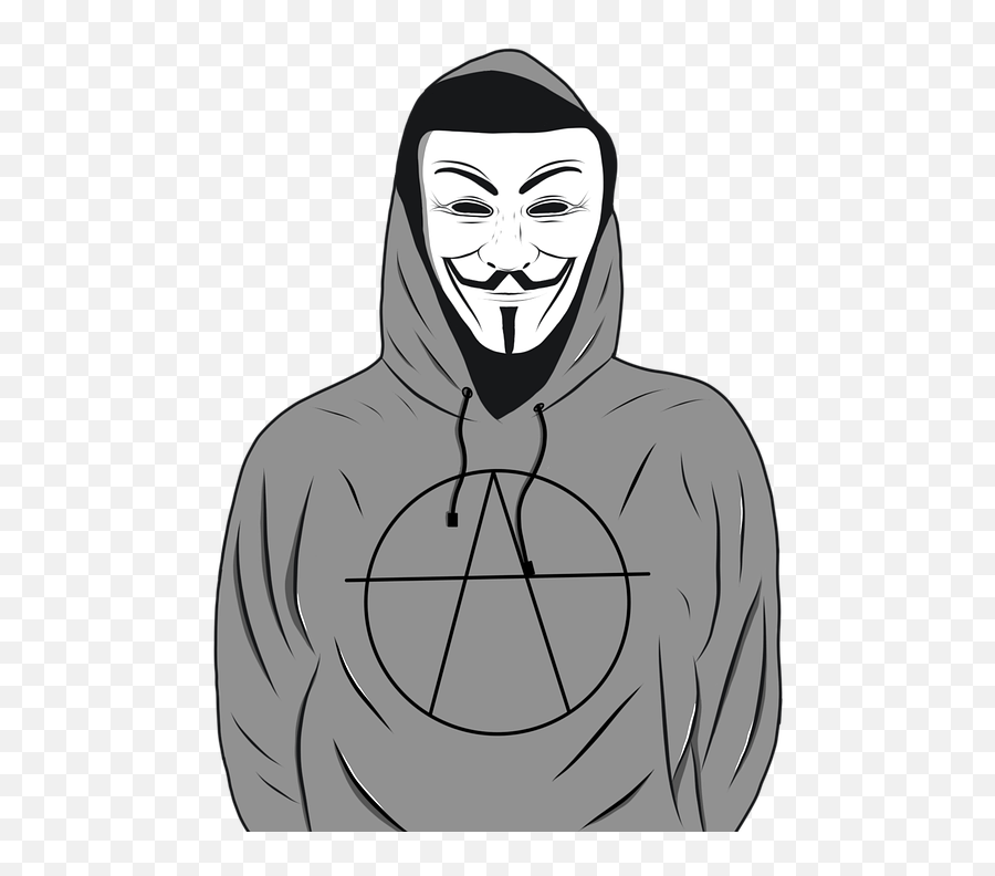 Hacker Anonym - Gambar Kartun Hacker Keren Emoji,Guy Fawkes Emoji