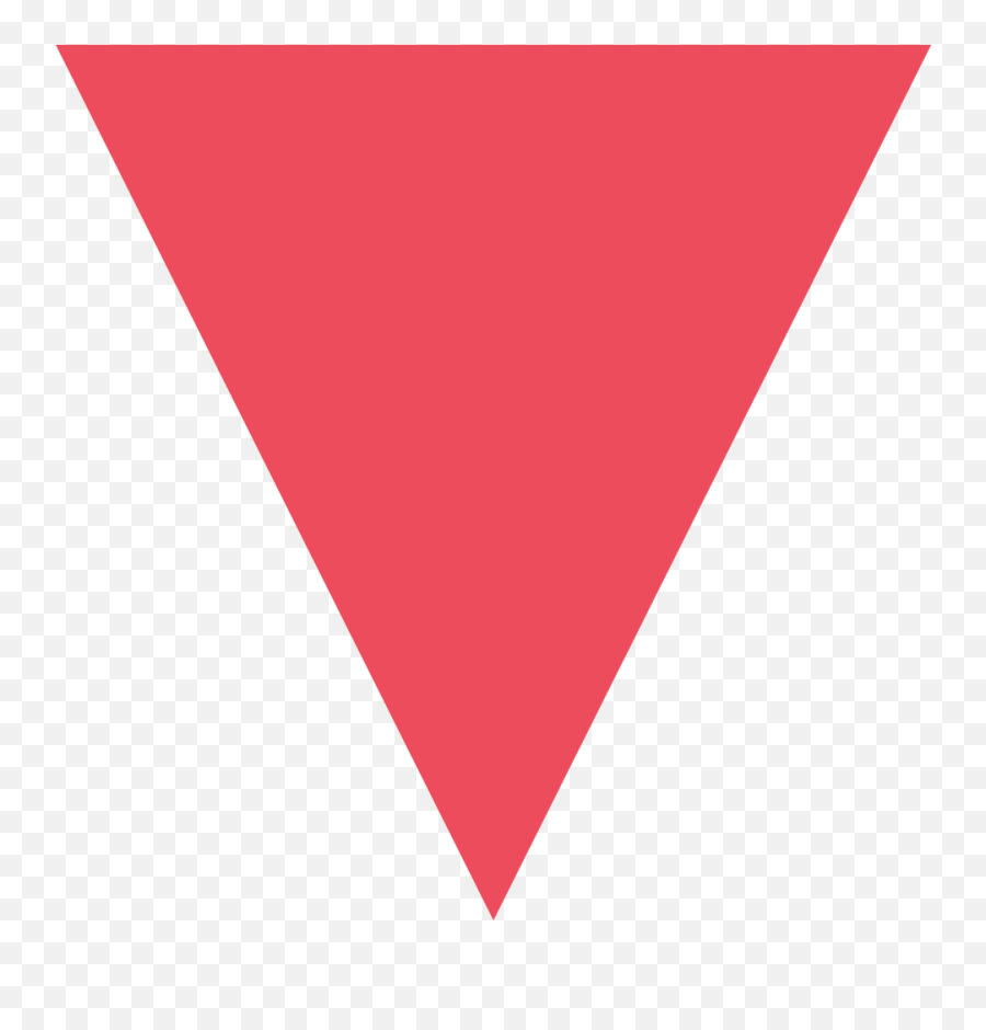 Emojione 1f53b - Red Triangle Png Emoji,100 Emoji