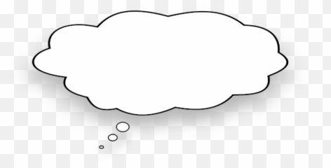 Thought Bubble - Darkness Emoji,Thought Balloon Emoji