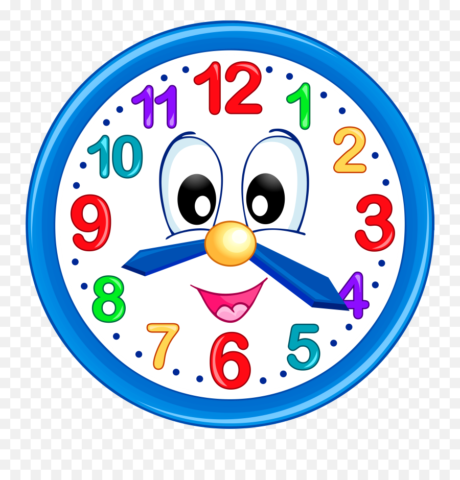 Clock Clip Art Free - Clock Clipart Emoji,Clock Emoji