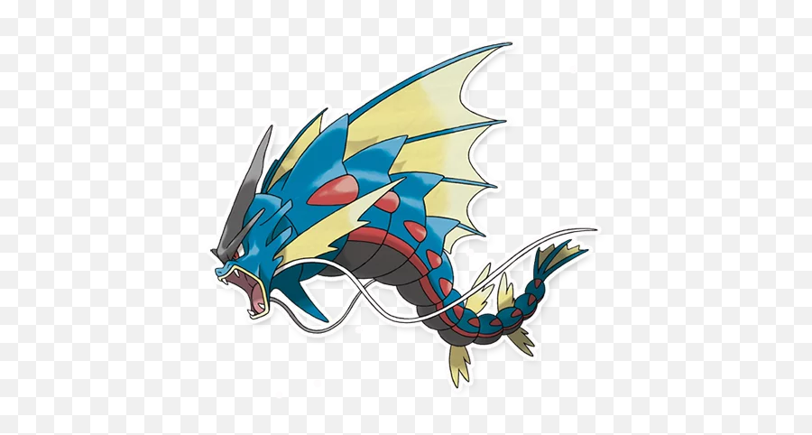 Pkmnrequiem Stickers For Telegram - Pokemon Mega Evolution Gyarados Emoji,Swordfish Emoji