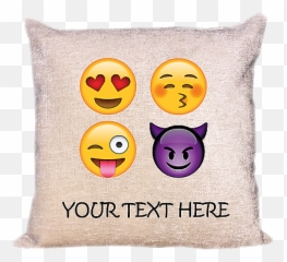 Emoji Cushions 72 Styles To Choose From Personalised - Throw Pillow,Chainsaw Emoji