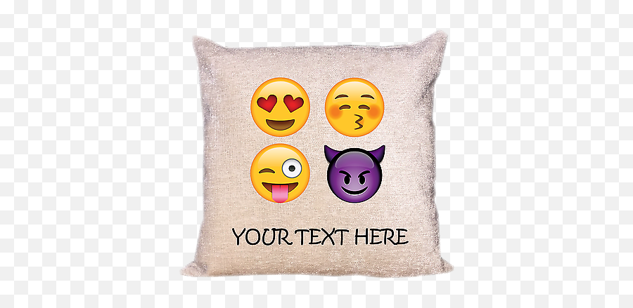 Emoji Cushions 72 Styles To Choose From Personalised - Throw Pillow,Chainsaw Emoji