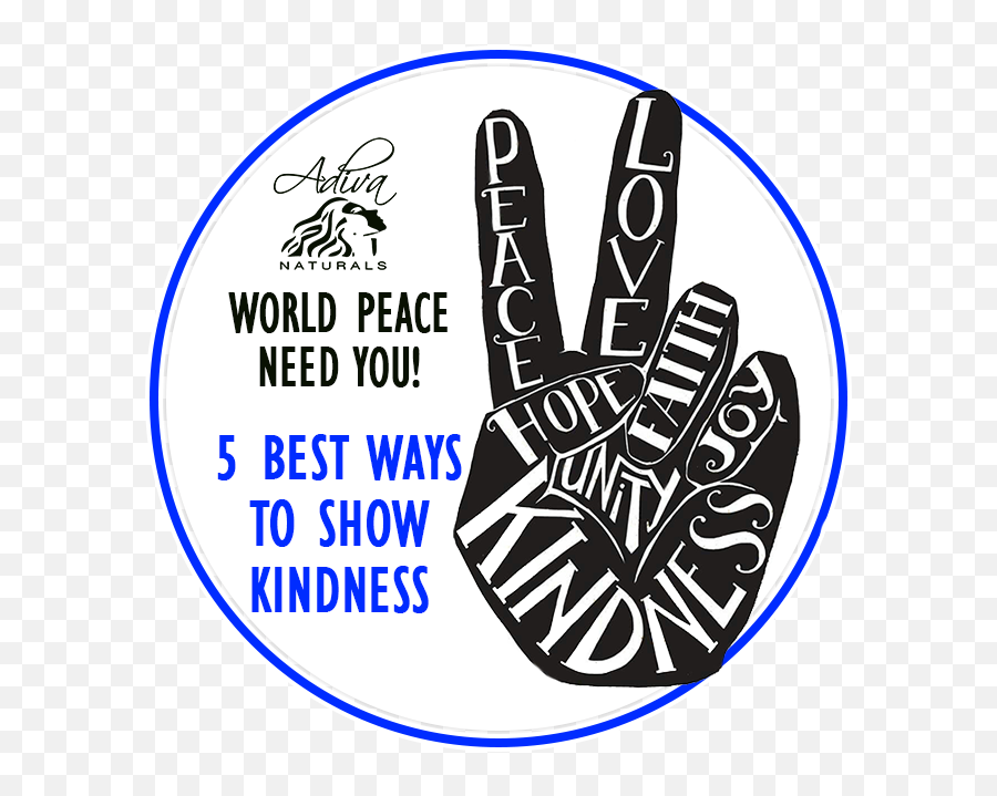 Download 5 Best Ways To Show Your Kindness - Peace Sign Hand Hand Kindness Image Png Emoji,Peace Sign Hand Emoji