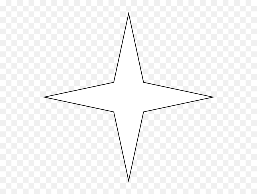 Anarchist Star Transparent U0026 Png Clipart Free Download - Ywd Cartoon 4 Point Star Emoji,Anarchist Emoji