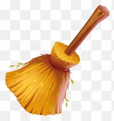 Witch Broom Png Clipart - Art Emoji