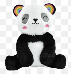 Panda Furry Pillow - Teddy Bear Emoji