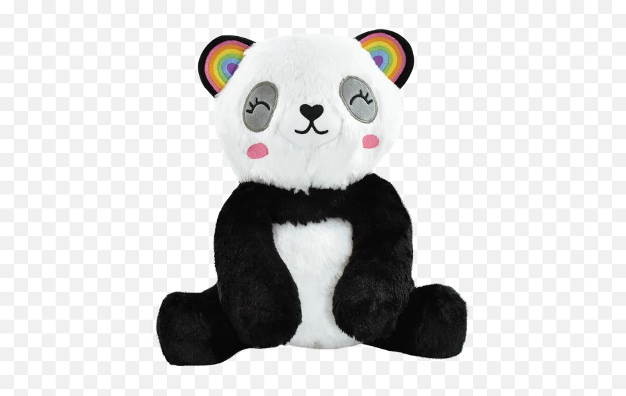 Panda Furry Pillow - Teddy Bear Emoji,Lion Emoji Pillow