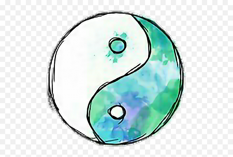 Yin Tumblr Yang Sticker By Victoria Acipe - Cute Wallpapers Yin Yang Emoji,Yin Yang Emoji