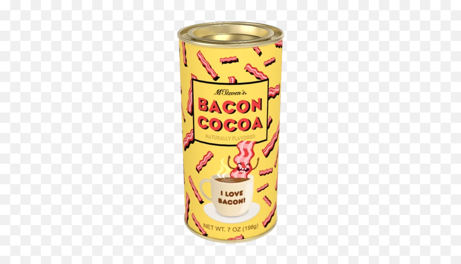 Mcstevenu0027s Bacon Cocoa 7oz Round Tin U2013 Mcstevens - Cylinder Emoji,Bacon Emoji