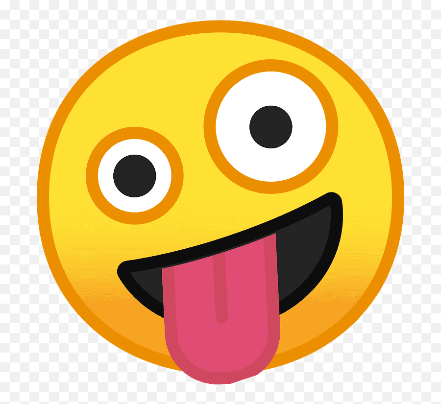 Zany Face Emoji Clipart Free Download Transparent Png - Emoji Loco,Squint Emoji