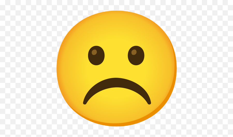 Frowning Face Emoji - Emoji De Carita Triste,Frowning Emoji