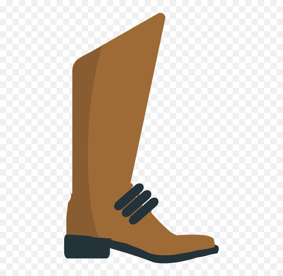 Womans Boot Emoji Clipart - Round Toe,Boot Emoji