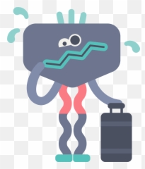 Heart Palpitations Tension Headaches An Upset Stomach - Headspace Fear Emoji