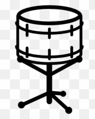 Library Of Snare Drum Freeuse Download Black And White Png - Snare Clip Art Emoji,Drums Emoji