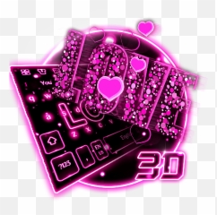 Neon Love Keyboard Apk Download Emoji