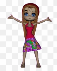 Animated - Girl Emoji Animation,Doll Emoji