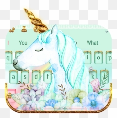 Colourful Rainbow Unicorn Keyboard 10001004 Apk Download - Emoji