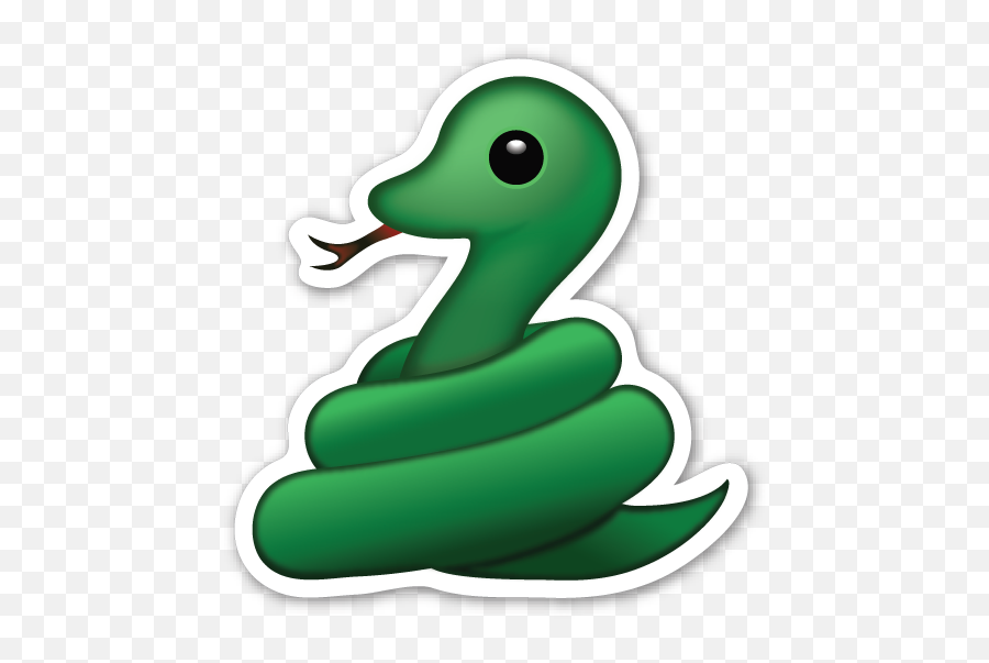 Emoji Stickers Emoji - Snake Emoji Ios,Eggplant Thinking Emoji