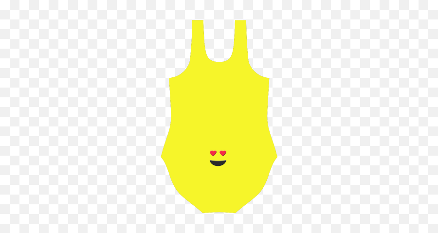 Emoticon Heart Smiley Vest One Piece Swimsuit Model S04 Id D351924 - Sleeveless Emoji,Pink Heart Emoji Pillow