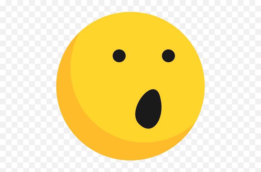 Emoji Emoticon Emotion Shocked Wonder Free Icon Of Emoji - Shocked Emotion,Shocked Emoji