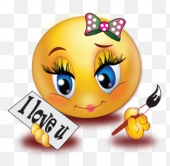 Girl With Love You Sign Emoji - Thumbs Up Girl Smiley,Love Emoji