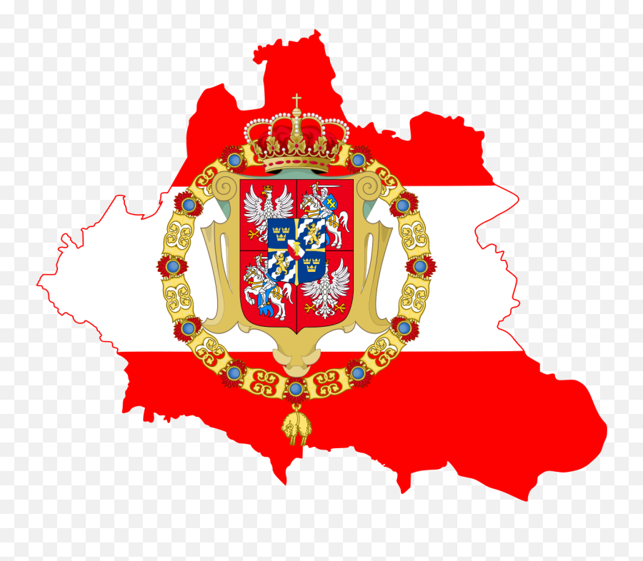 Flag - Polish Lithuanian Sweden Commonwealth Emoji,Polish Flag Emoji