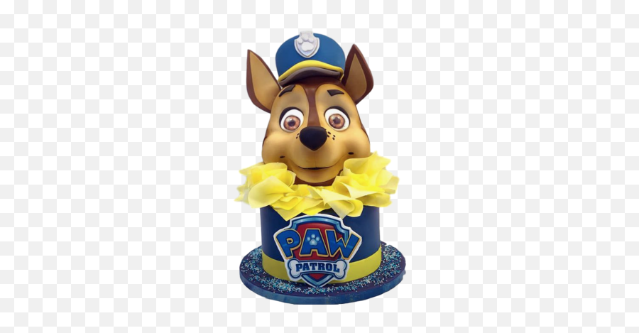 Chase Paw Patrol Cake - Paw Patrol Pup Cake Emoji,Emoji Cake Ideas