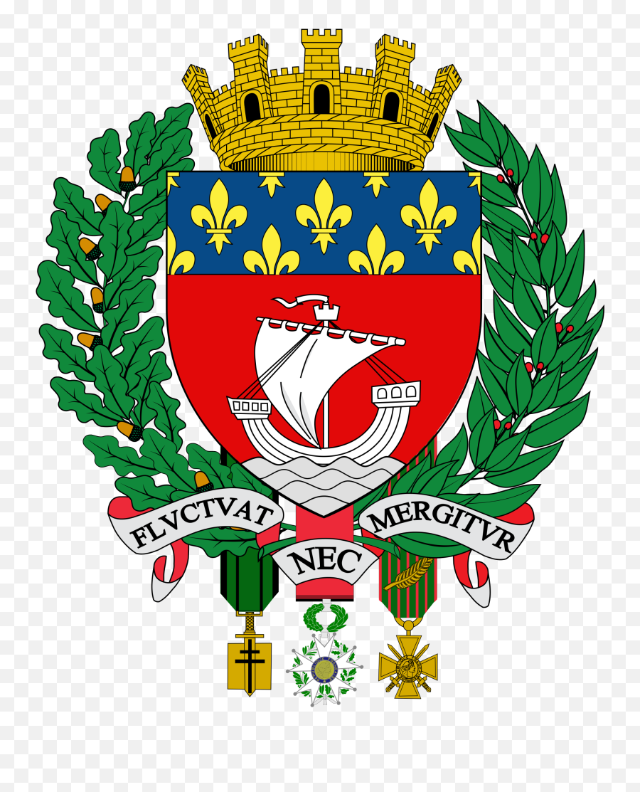 Coat Of Arms Of Paris - Paris Coat Of Arms Emoji,Emoji Meanings