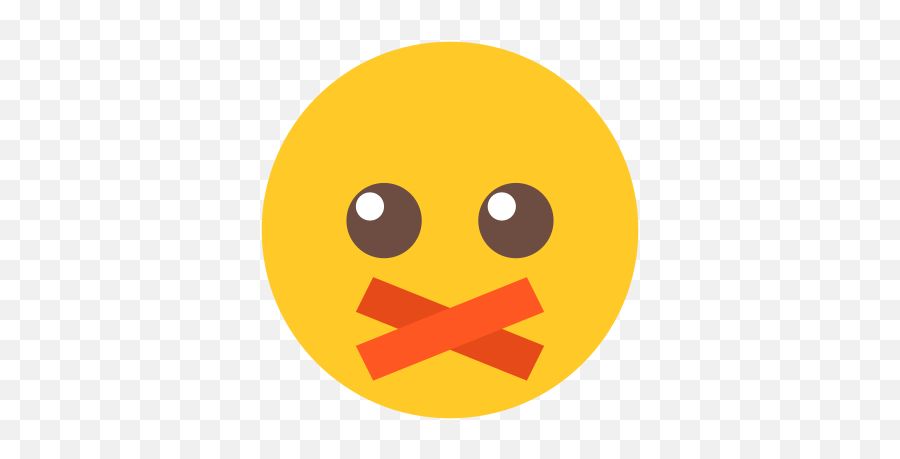 Silent Icon - Icon Silent Emoji,Zipped Mouth Emoticon