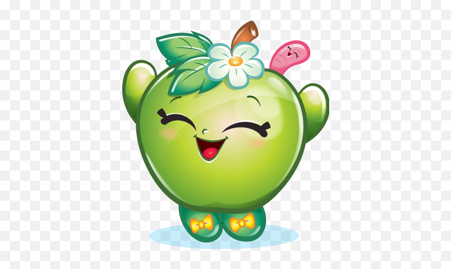 8446 Emoji Free Clipart - Shopkins Apple Blossom,Hush Emoji