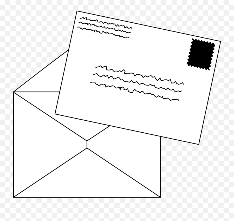 Mail Stamp Envelope Letter Postage - Letter Clip Art Emoji,Emoji Plane And Letter