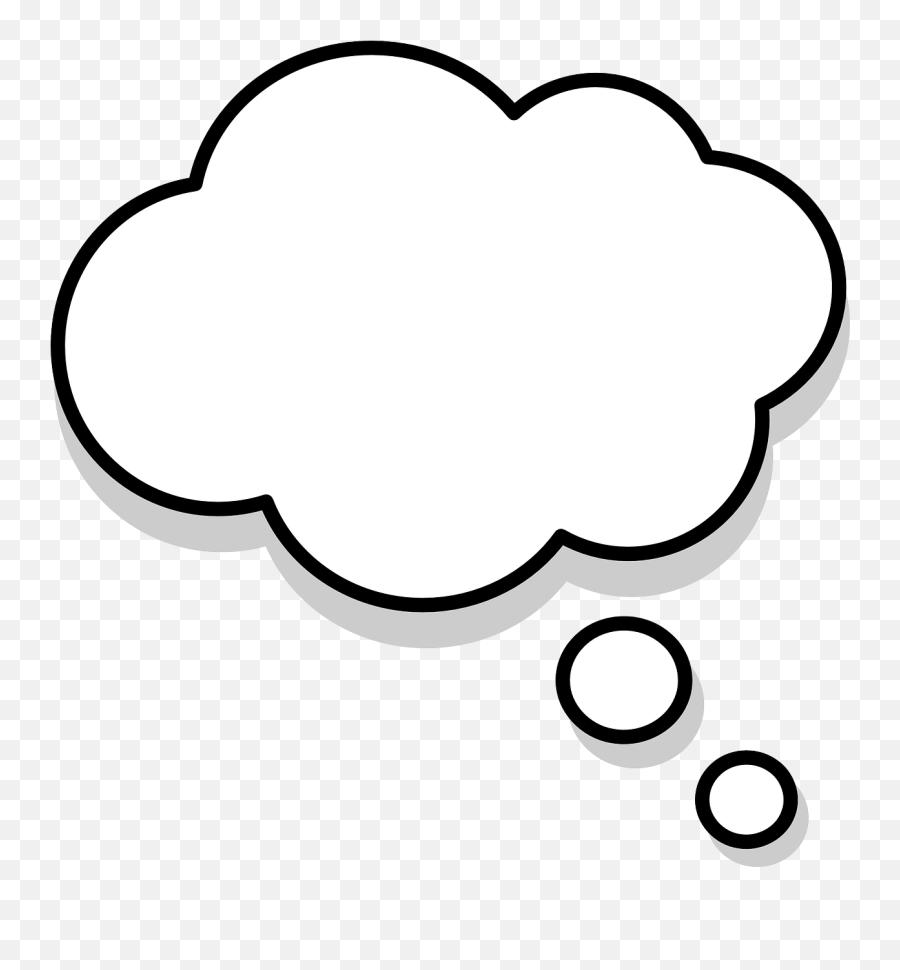 Thinking Thought Bubbles Speech Bubbles - Speech Bubbles Emoji,Thought Balloon Emoji