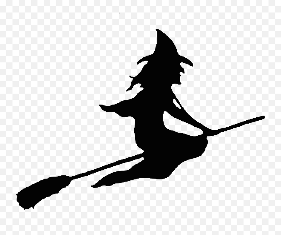 Witch Witchcraft Wizardry Broom - Halloween Witch On A Broom Emoji,Fortune Teller Emoji