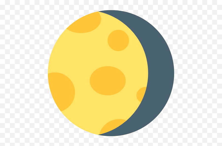 Waning Gibbous Moon Symbol Emoji For Facebook Email Sms - Waning Gibbous Moon Clipart,Moon Emojis