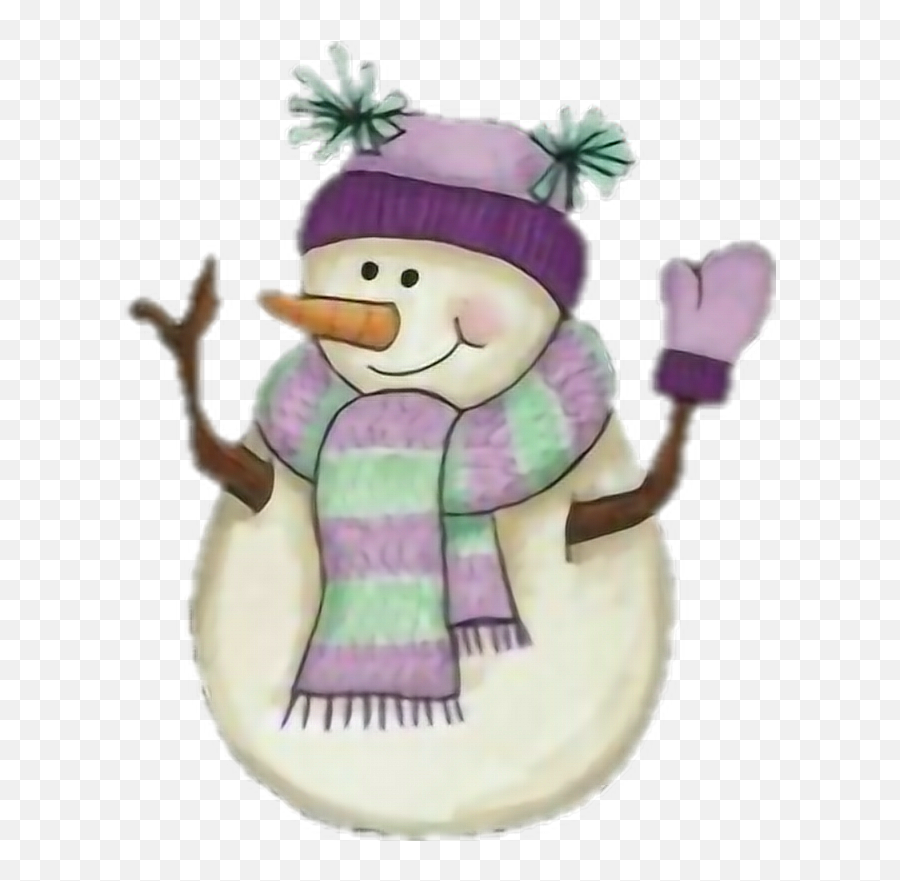 Frosty Winter - Snowman Girl Clipart Emoji,Frosty Emoji